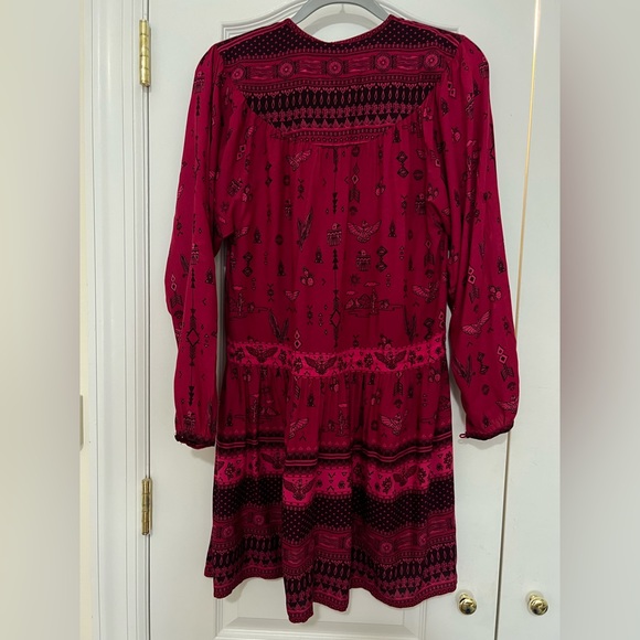 SPELL and the Gypsy Dress PHOENIX MAGENTA PLAY DRESS LONG SLEEVES MINI - Picture 4 of 15